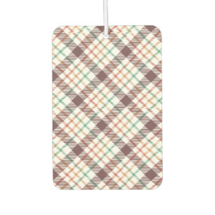 Classic Plaid Pattern Air Freshener