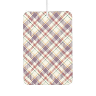 Classic Plaid Pattern Air Freshener