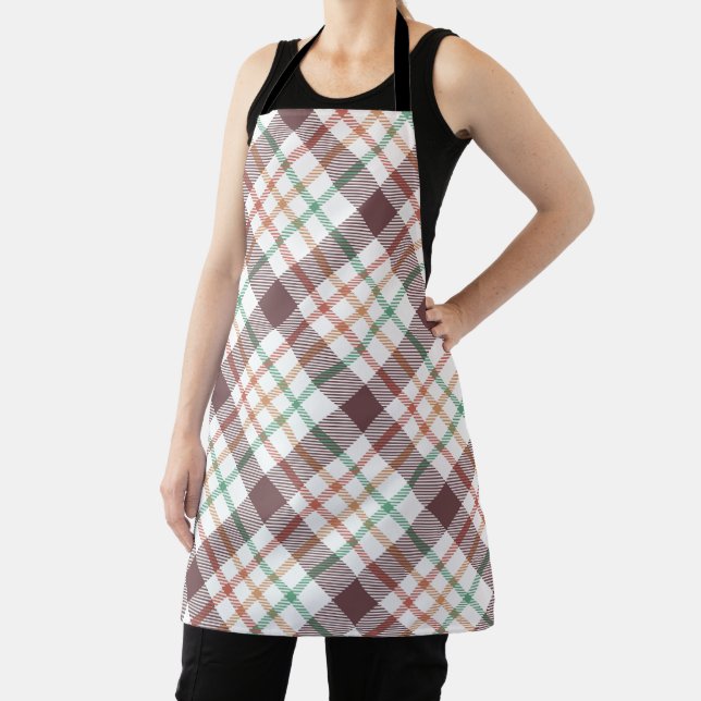Classic Plaid Pattern Apron (Insitu)