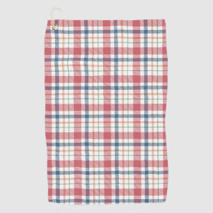 Classic Plaid Pattern Golf Towel