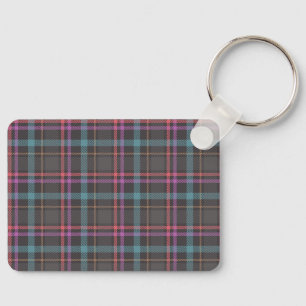 Classic Plaid Pattern Keychain