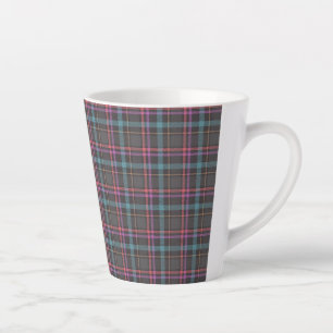 Classic Plaid Pattern Latte Mug