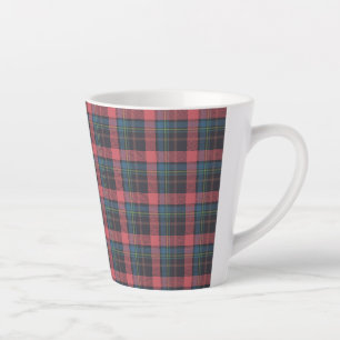 Classic Plaid Pattern Latte Mug