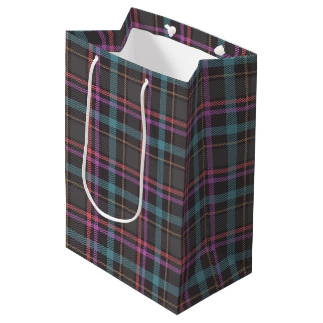 Classic Plaid Pattern Medium Gift Bag (Front Angled)