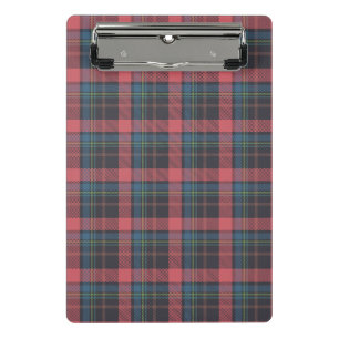 Classic Plaid Pattern Mini Clipboard
