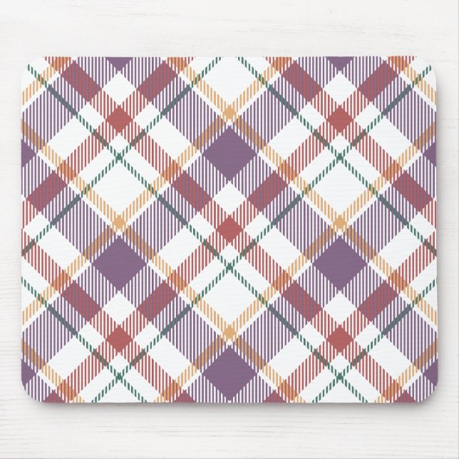Classic Plaid Pattern Mouse Pad (Front)