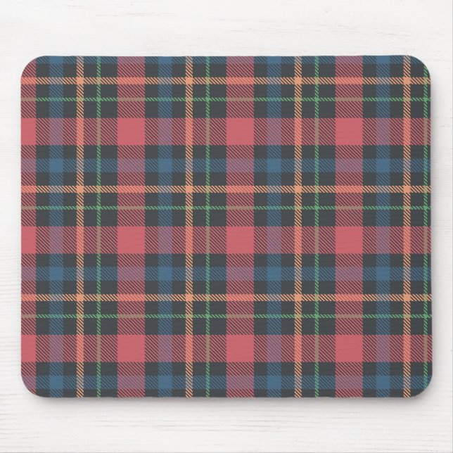 Classic Plaid Pattern Mouse Pad (Front)
