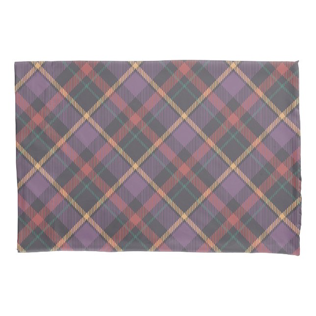 Classic Plaid Pattern Pillowcase (Front-Left)