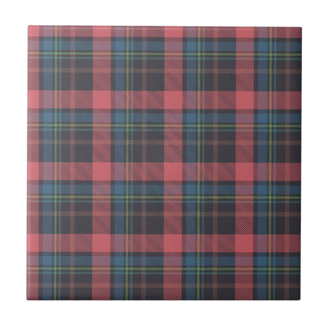 Classic Plaid Pattern Tile (Front)