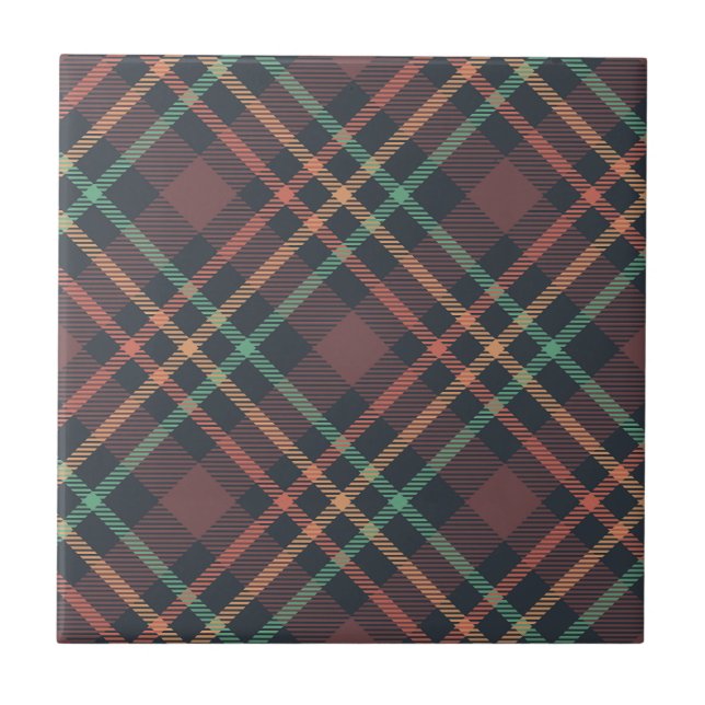 Classic Plaid Pattern Tile (Front)