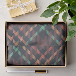 Classic Plaid Pattern Tissue Paper