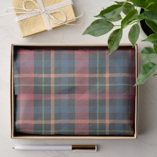 Classic Plaid Pattern Tissue Paper