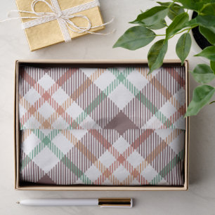 Classic Plaid Pattern Tissue Paper