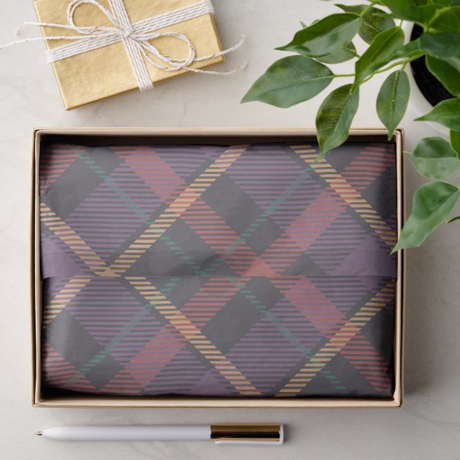 Classic Plaid Pattern Tissue Paper (Gift)