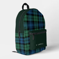 Classic Plaid Personalized Campbell Tartan