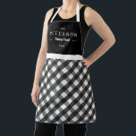 Classic Plaid Personalized Matching Family Apron<br><div class="desc">Available in more colours. Matching adult and junior designs available. Makes a great gift! Find stylish stationery and gifts at our shop: www.berryberrysweet.com.</div>