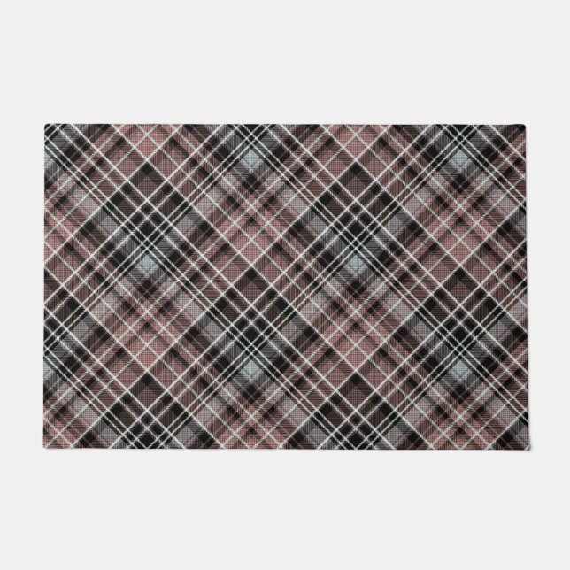 Classic Plaid Tartan  Doormat (Front)