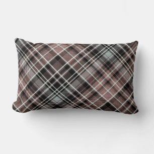 Classic Plaid Tartan Lumbar Pillow