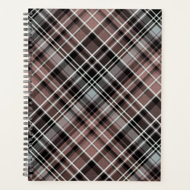 Classic Plaid Tartan  Planner (Front)