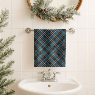 Classic Plaid Towel – Blue Yellow Bath for Men