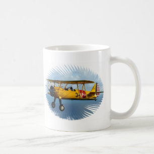 classic plane coffee mug