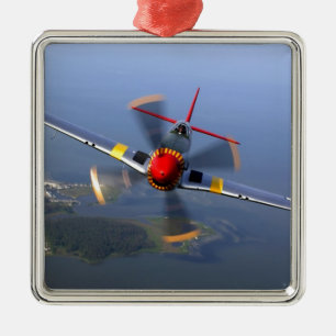 Classic Plane Metal Ornament