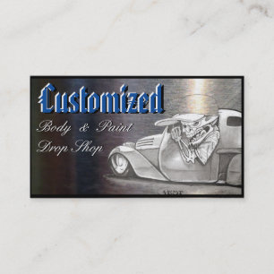 Classic Platinum Automotive Business Cards