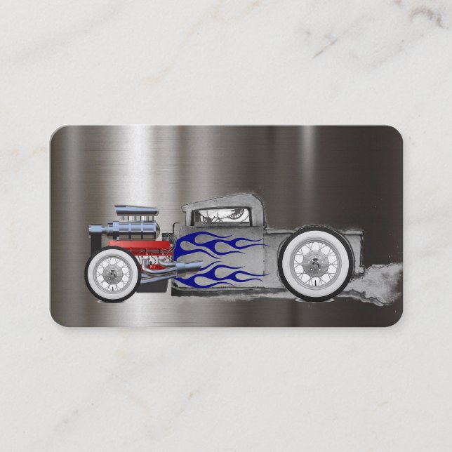 Classic Platinum Automotive Business Cards (Front)