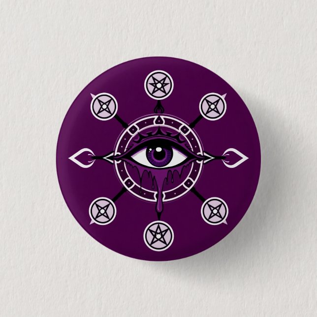Classic Playing Cards horror 1 Inch Round Button (Front)