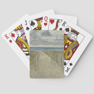 Classic Playing Cards with Beach Theme