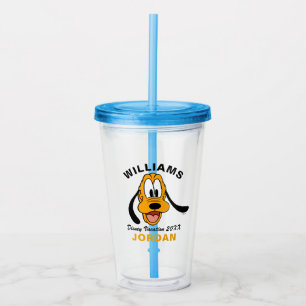 Classic Pluto   Family Vacation & Year Acrylic Tumbler