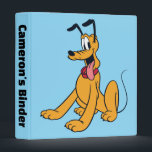 Classic Pluto Red Collar Binder<br><div class="desc">Bring home the world’s most famous pup! This vibrant artwork features Pluto, Mickey Mouse’s loyal and lovable companion, in his iconic happy-go-lucky pose. With his cheerful expression, wagging tail, and signature red collar, this design captures the timeless charm of classic animation. The clean lines and bold colors make this graphic...</div>