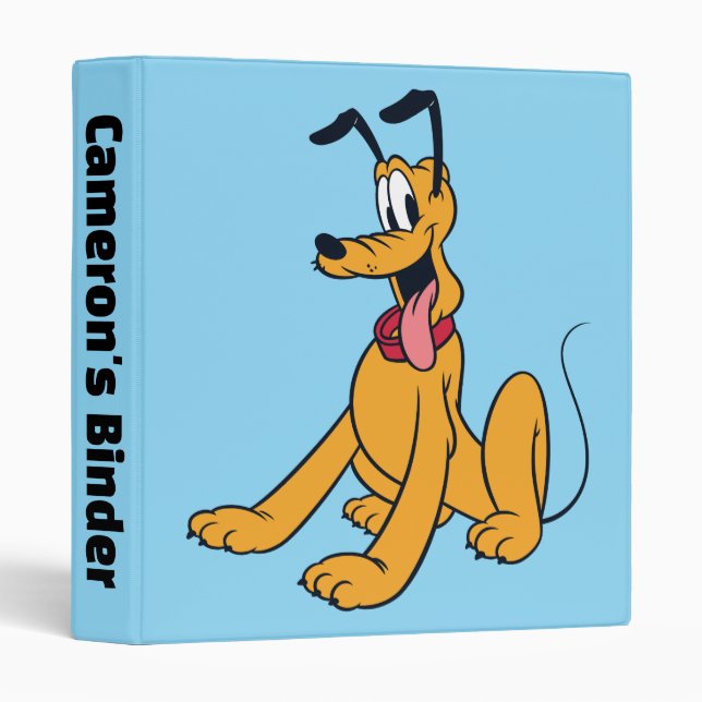 Classic Pluto Red Collar Binder (Front/Spine)