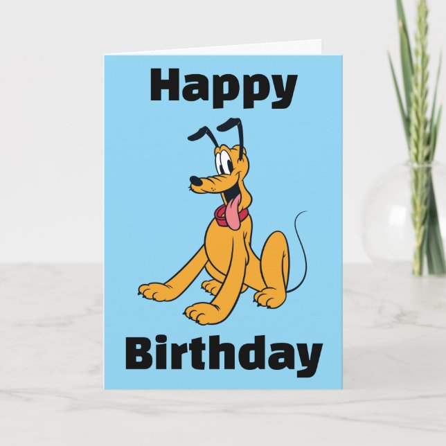 Classic Pluto Red Collar Card (Front)