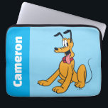 Classic Pluto Red Collar Laptop Sleeve<br><div class="desc">Bring home the world’s most famous pup! This vibrant artwork features Pluto, Mickey Mouse’s loyal and lovable companion, in his iconic happy-go-lucky pose. With his cheerful expression, wagging tail, and signature red collar, this design captures the timeless charm of classic animation. The clean lines and bold colors make this graphic...</div>
