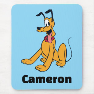 Classic Pluto Red Collar Mouse Pad