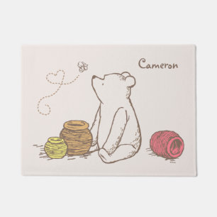 Classic Pooh and Honey Pots Doormat