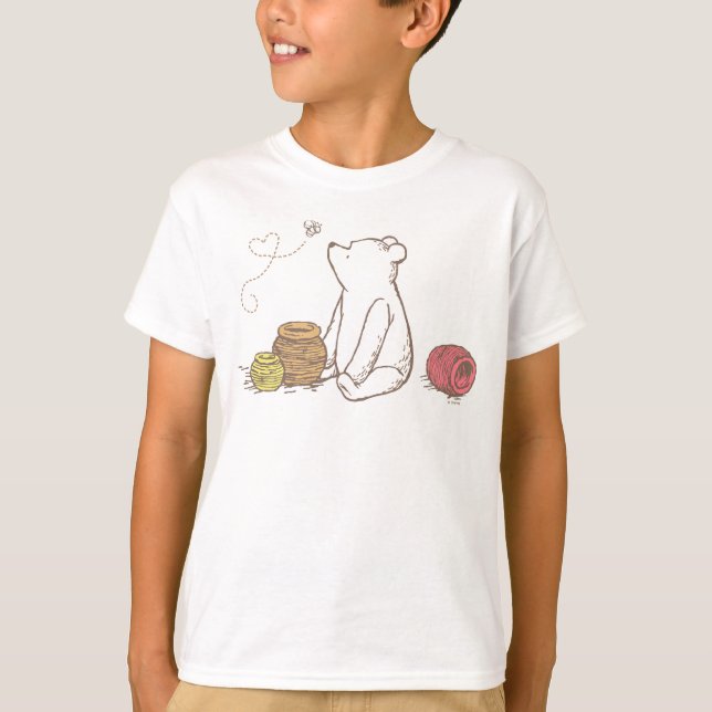 Classic Pooh and Honey Pots T-Shirt (Front)