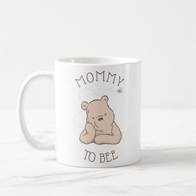 Classic Pooh | Baby Shower Mommy to Bee Coffee Mug (Left)