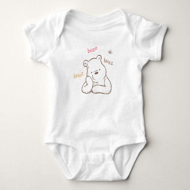 Classic Pooh | Buzz Buzz Buzz Baby Bodysuit (Front)