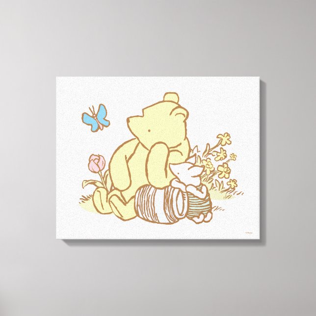 Classic Pooh Canvas Print (Front)