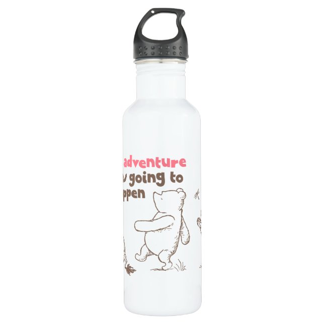 Classic Pooh & Pals | An Adventure was Going to Ha 710 Ml Water Bottle (Front)