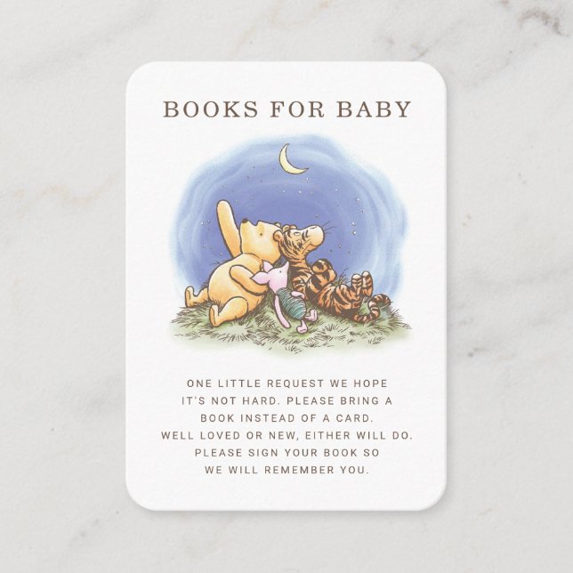 Classic Pooh & Pals Books for Baby Insert Card (Front)