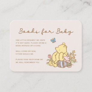Classic Pooh & Piglet Books for Baby Insert Card