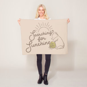 Classic Pooh   Searching for Sunshine Fleece Blanket
