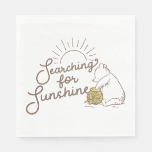 Classic Pooh Searching for Sunshine Napkin