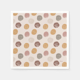Classic Pooh & Tigger First Birthday Pattern Napkin