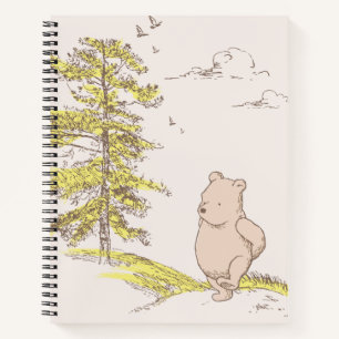 Classic Pooh Walking in the Woods Notebook