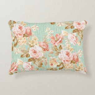 Classic Popular Flower Seamless pattern background Accent Pillow