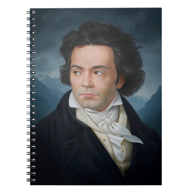 Classic Portrait of Beethoven Notebook (Front)